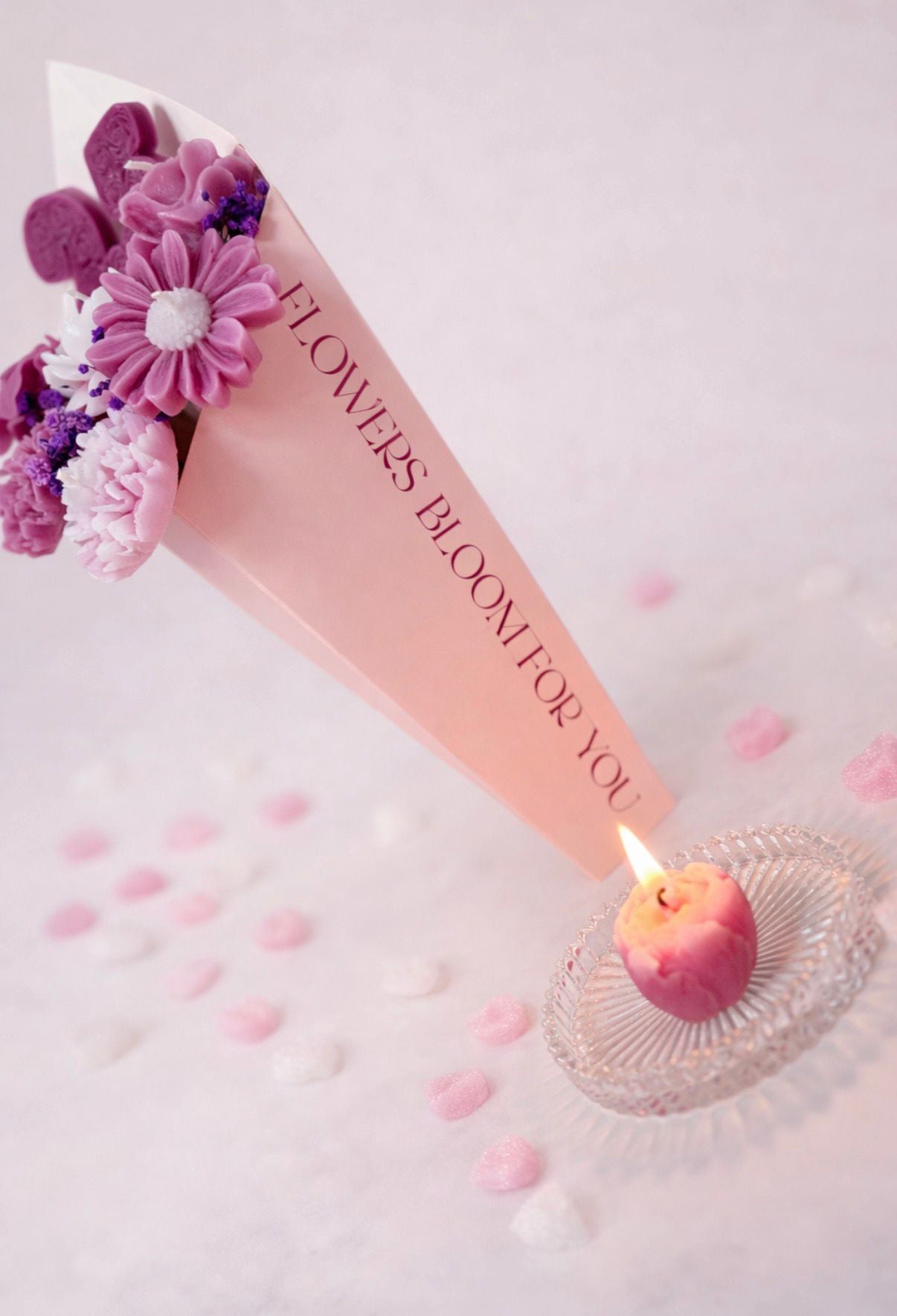 Kleiner Kerzenstrauß