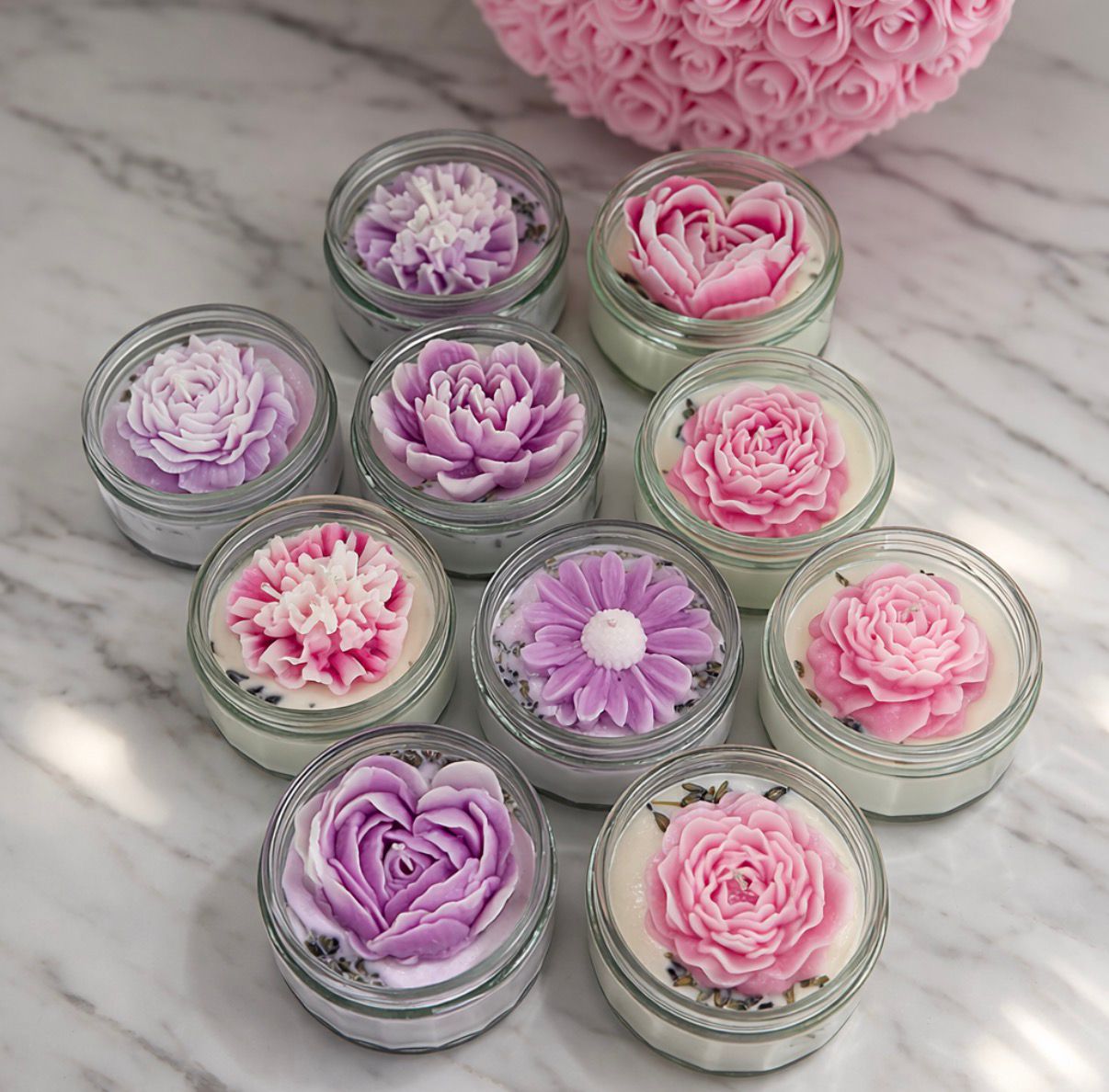 Anti-Stress-Kräuterkerzen