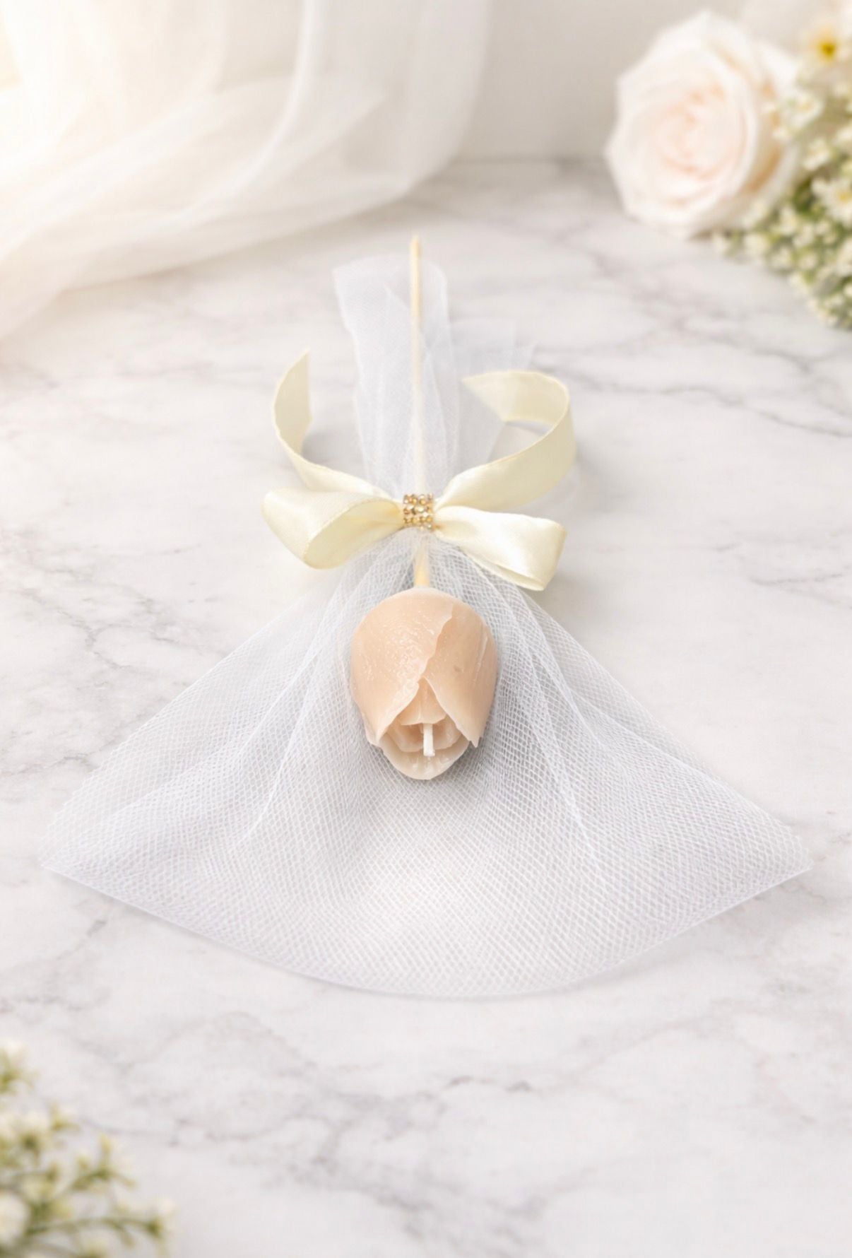 Einzelne Kerzenblumen